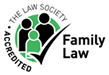 The Law Society Family Law Accredited Logo